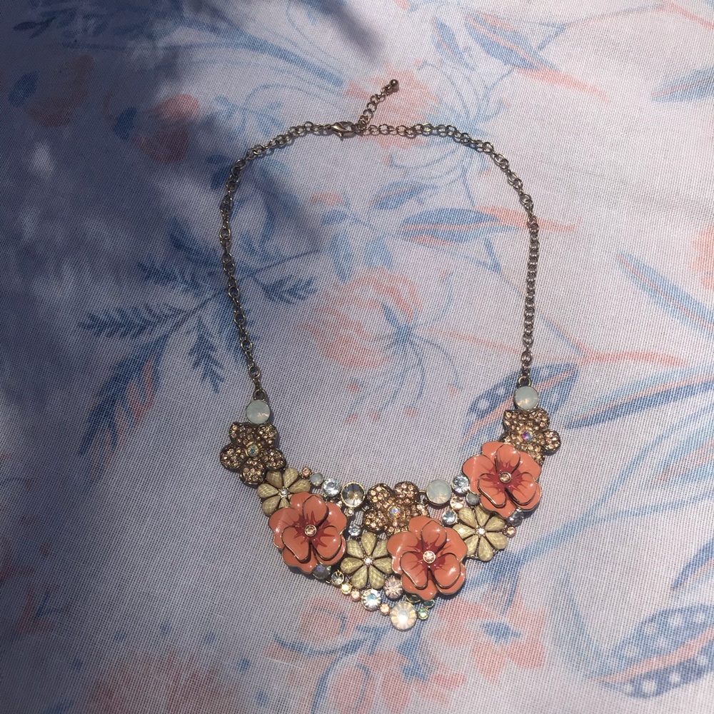 Forever21 Gemstone Collar Statement Necklace